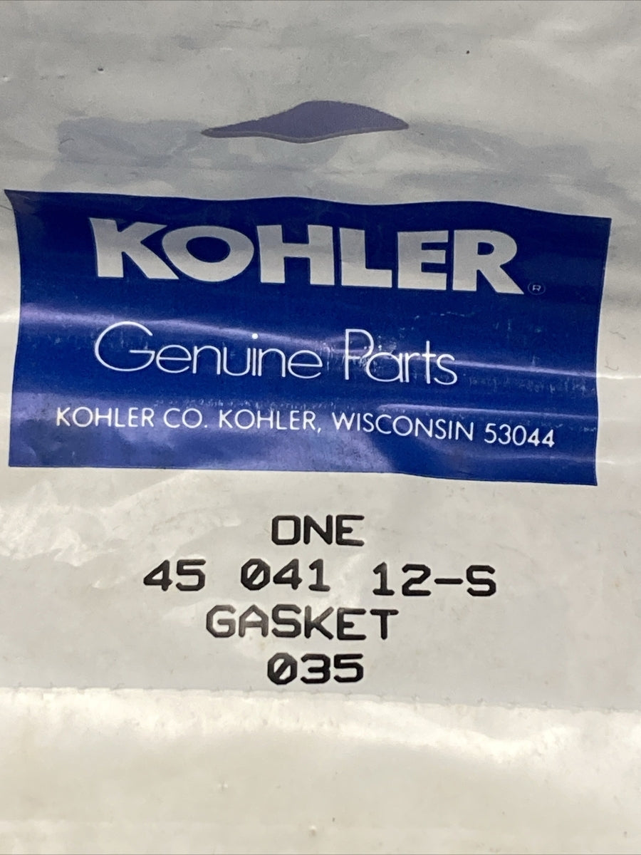 NEW GENUINE KOHLER 45 041 12-S GASKET SUPERCEDES 4504112-S, 4504110, 45 041 10