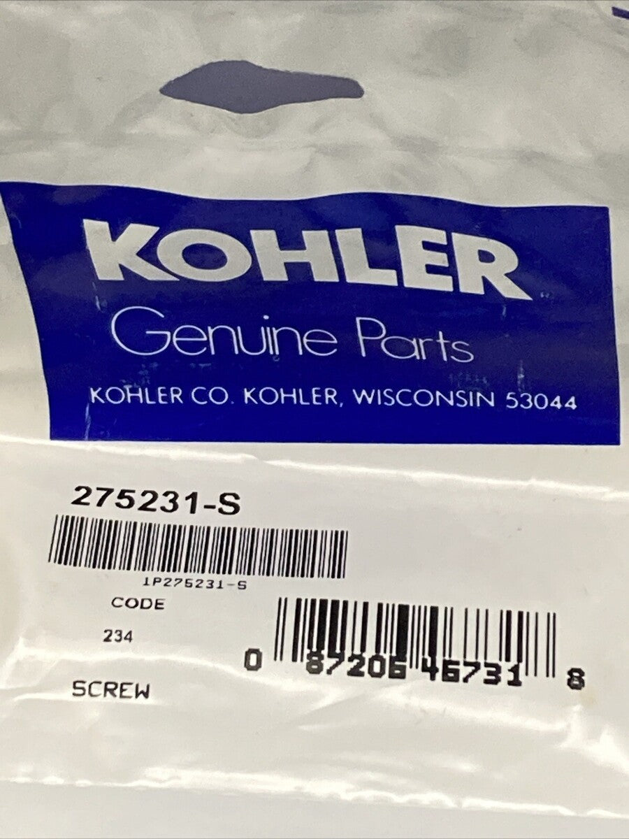 NEW GENUINE KOHLER 275231-S SCREW