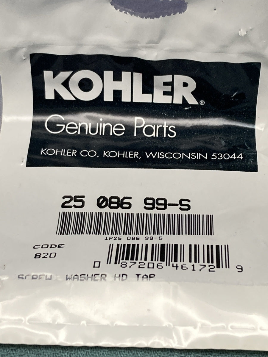 NEW GENUINE KOHLER 25 086 99-S SCREW;WASHER HD TAP #8-32X3/8