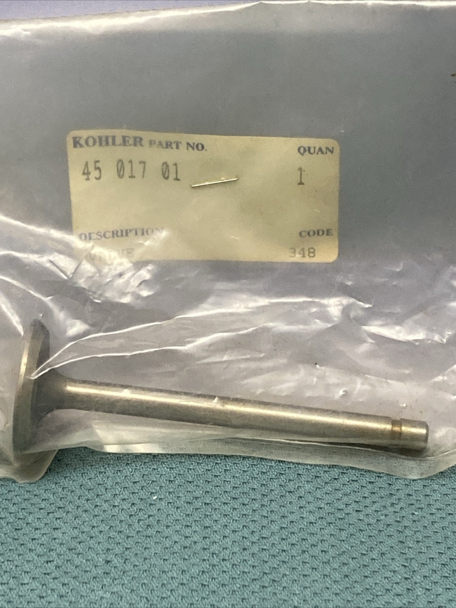 NEW GENUINE KOHLER  45 017 01 Valve, Intake SUPERCEDES 4501701-S, 45-017-01-S