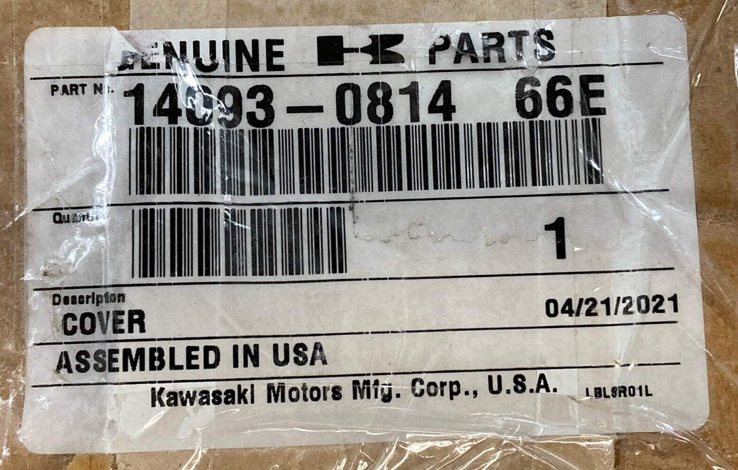 NEW GENUINE KAWASAKI 14093-0814-66E Cover, Door, Lh, Upp, M.o.black