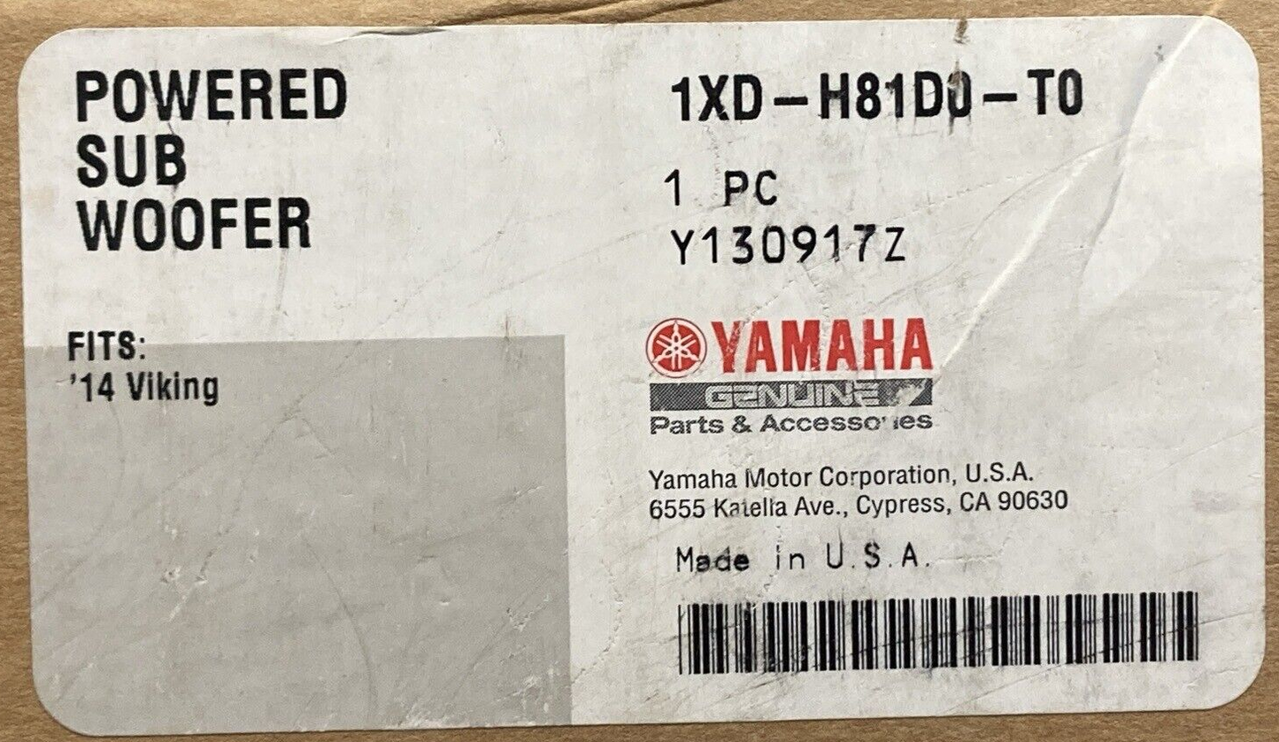 NEW GENUINE YAMAHA 1XD-H81D0-T0 Powered Sub - Woofer
