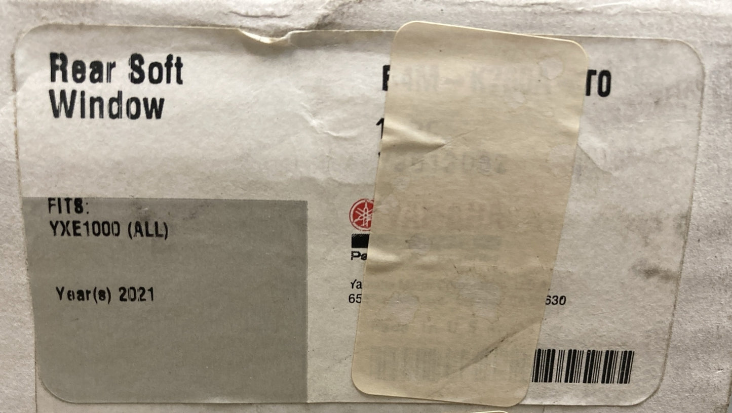 NEW GENUINE YAMAHA B4M-K750A-T0 Rear Soft Window
