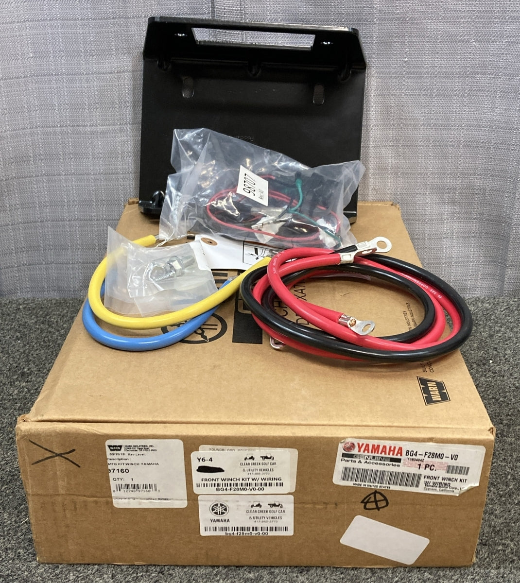 NEW GENUINE YAMAHA BG4-F28M0-V0 Front Winch Kit W/ Wiring