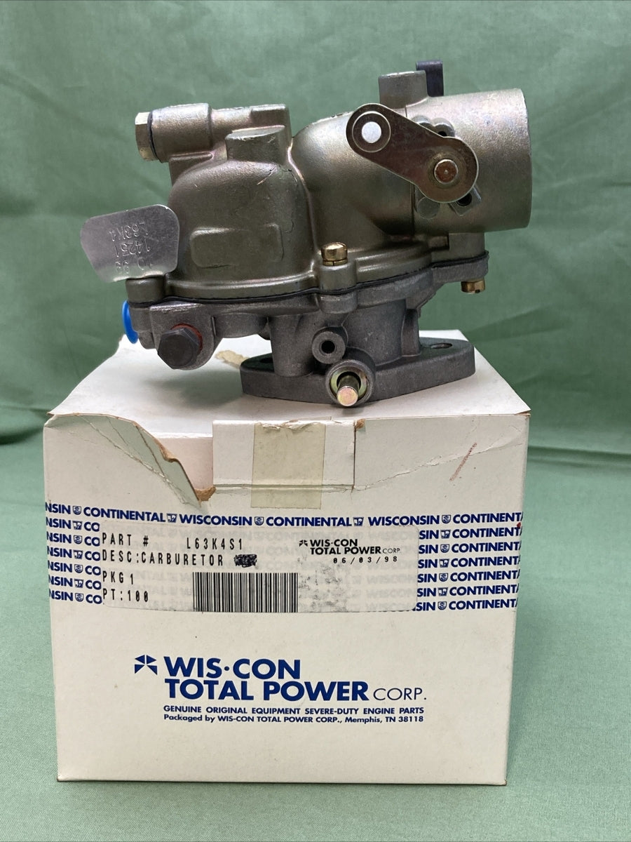 NEW GENUINE WISCONSIN TOTAL POWER CONTINENTAL L63K4S1 CARBURETOR