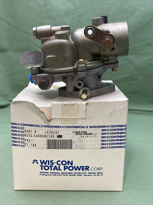 NEW GENUINE WISCONSIN TOTAL POWER CONTINENTAL L63K4S1 CARBURETOR