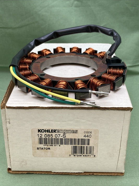 NEW GENUINE KOHLER 12 085 07-S STATOR (W/BRAKE)