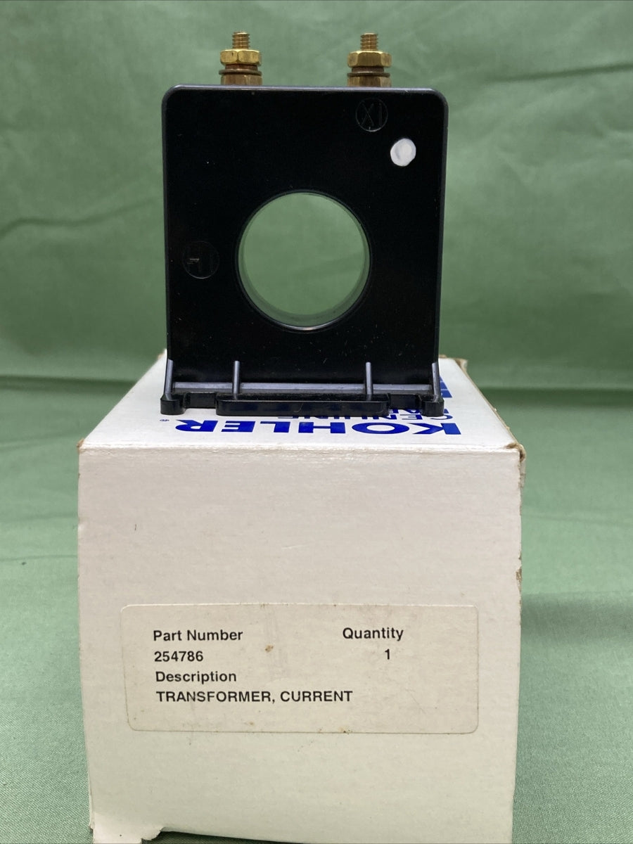 NEW GENUINE KOHLER 254786 CURRENT TRANSFORMER - 60:5 - 2 VA - SQUARE