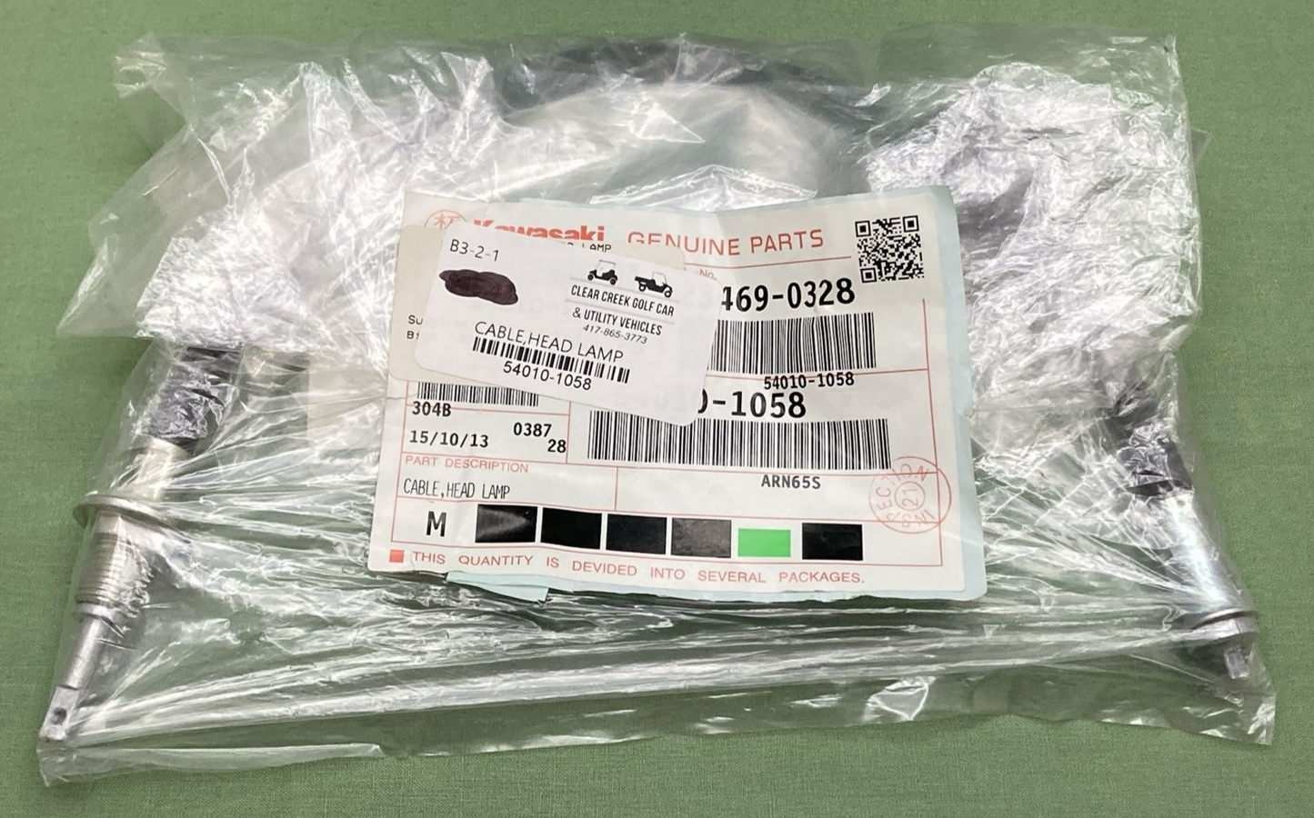 NEW GENIUNE KAWASAKI 54010-1058 Cable, Head Lamp