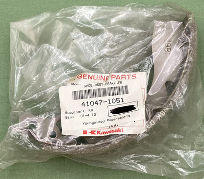 NEW GENIUNE KAWASAKI 41047-1051 Shoe Assembly, Brake, Fr