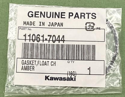 NEW GENIUNE KAWASAKI 11061-7044 Gasket, Float Chamber CARB