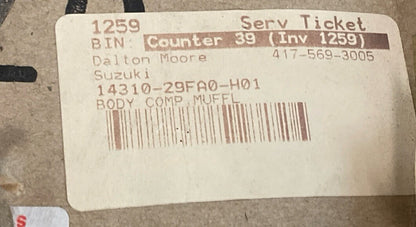NEW GENUINE SUZUKI 14310-29FA0-H01 Body, Muffler