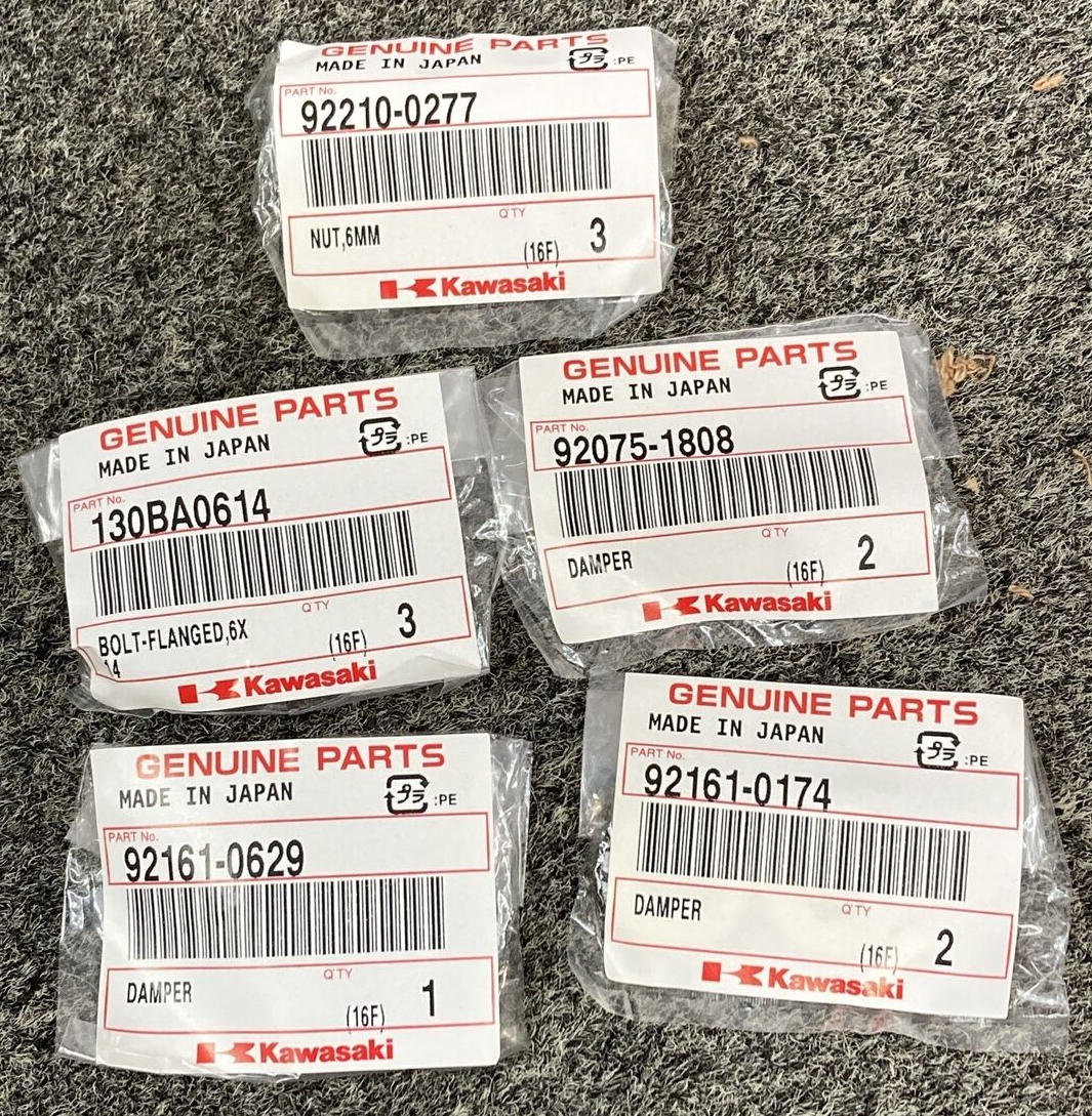 NEW GENUINE KAWASAKI 99994-0667-777 Kit, Single Seat Cover, L.green