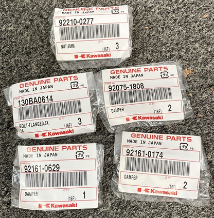 NEW GENUINE KAWASAKI 99994-0667-777 Kit, Single Seat Cover, L.green