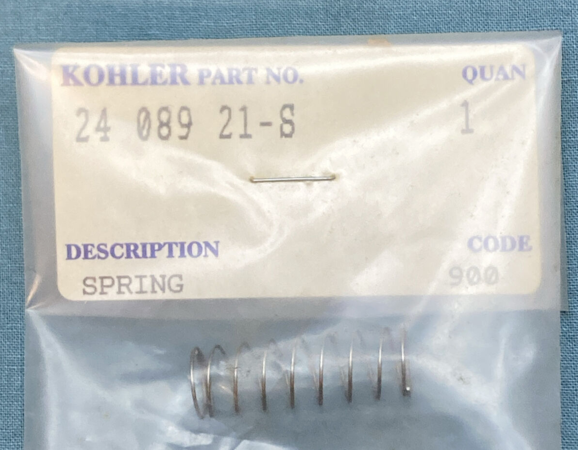 NEW GENUINE KOHLER 24 089 21-S SPRING