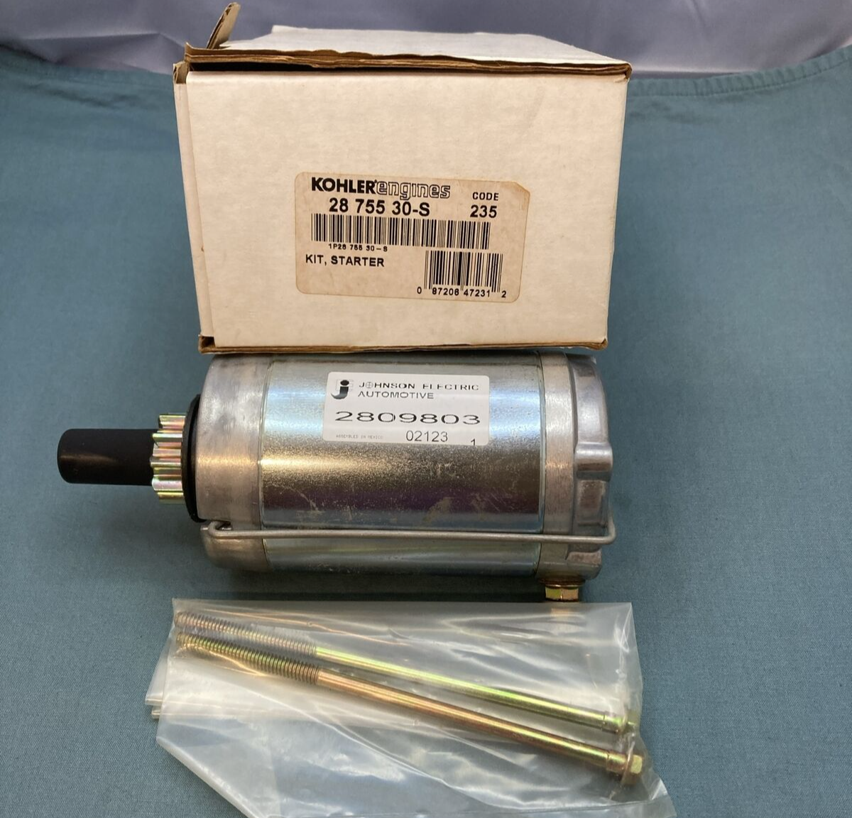 NEW GENUINE KOHLER 28 755 30-S KIT, STARTER