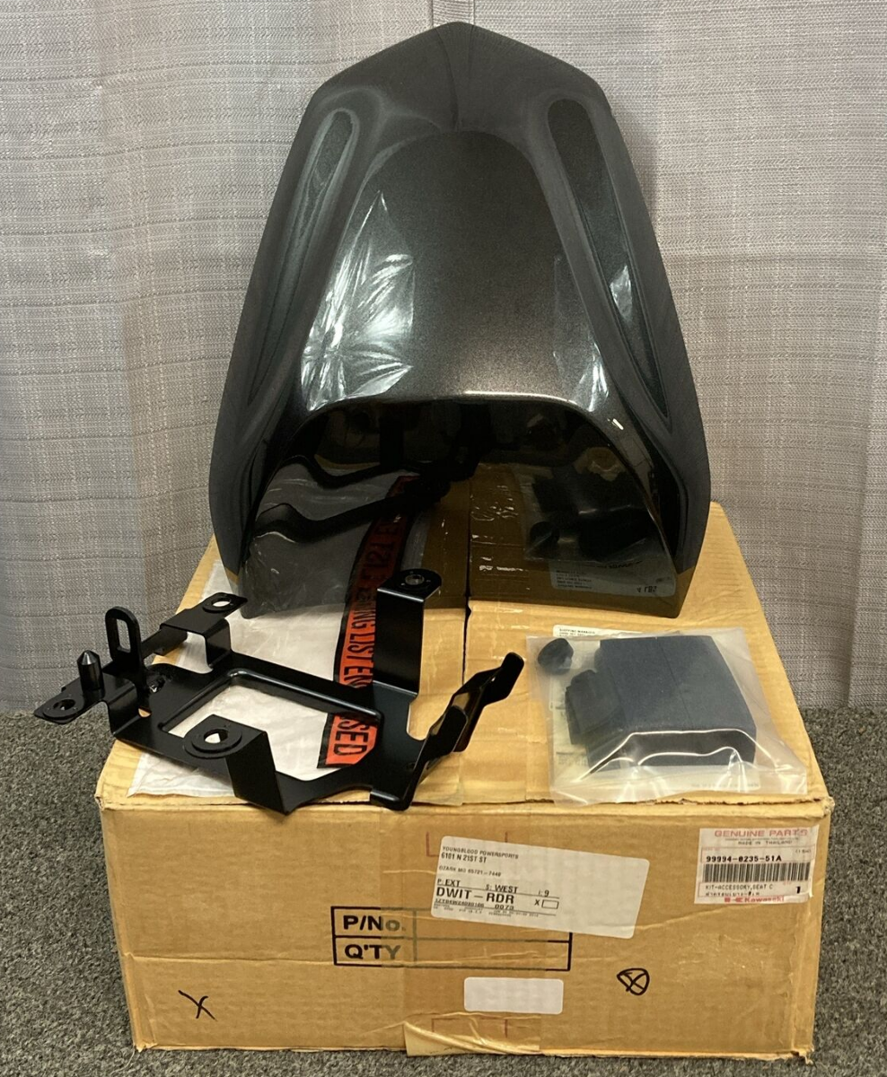 NEW GENUINE KAWASAKI 99994-0235-51A Kit - Accessory, Seat Cover, Gray