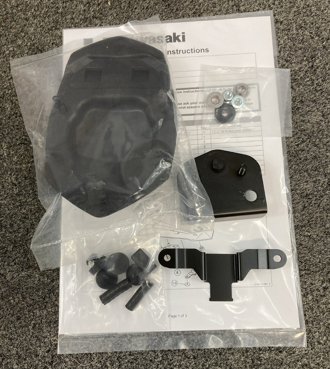 NEW GENUINE KAWASAKI 99994-0354-51B Kit, Single Seat, M.m.c.gray
