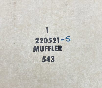 NEW GENUINE KOHLER 220521-S MUFFLER