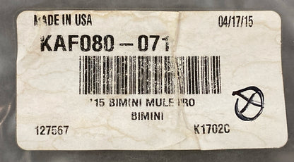 NEW GENUINE KAWASAKI KAF080-071 SOFT ROOF