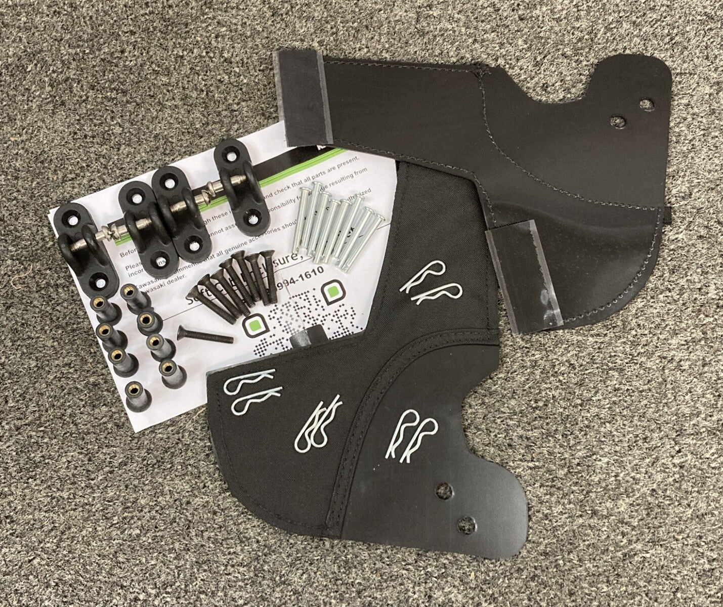 NEW GENUINE KAWASAKI 99994-1610 SOFT CAB BLK-DOOR SET