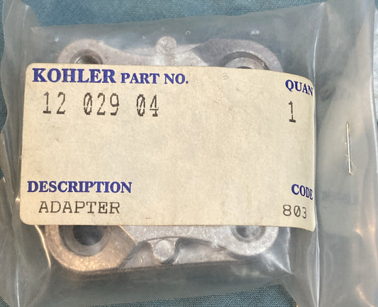 NEW GENUINE KOHLER 12 029 04 CARBURETOR ADAPTER PLATE