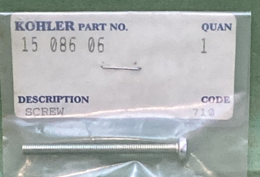 NEW GENUINE KOHLER 15 086 06 SCREW, PHILLIP PAN