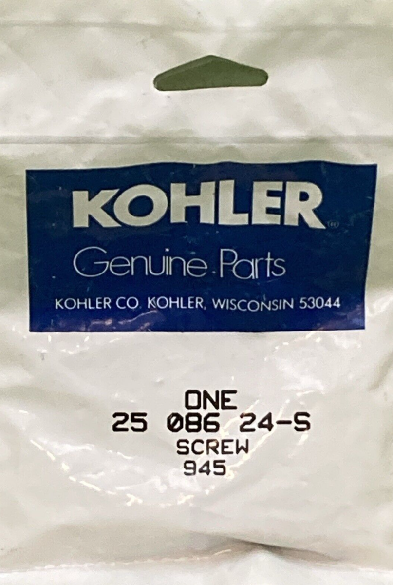 NEW GENUINE KOHLER 25 086 24-S SCREW, MACH 3/8-24X1-1/4