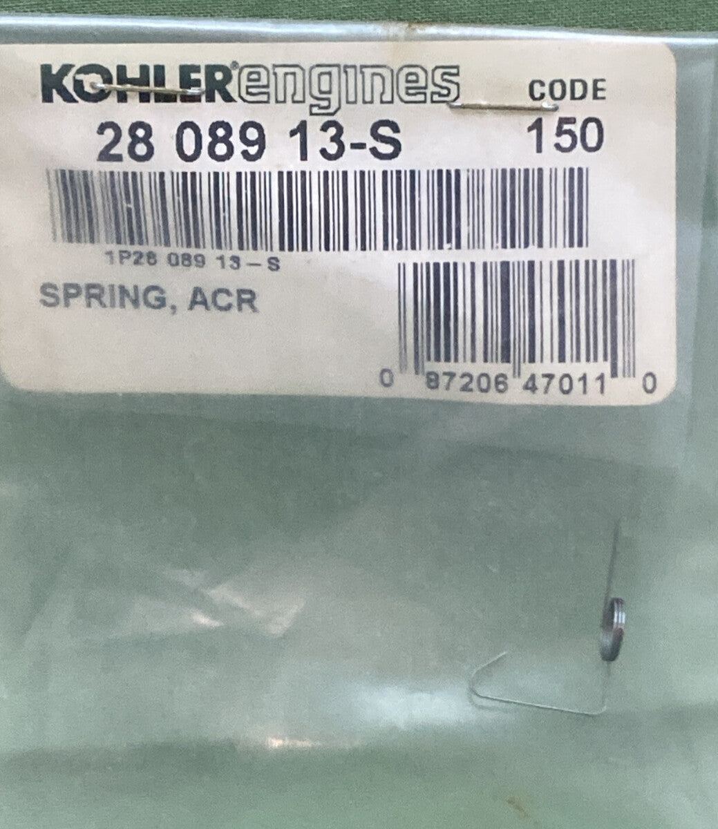 NEW GENUINE KOHLER 28 089 13-S SPRING, ACR