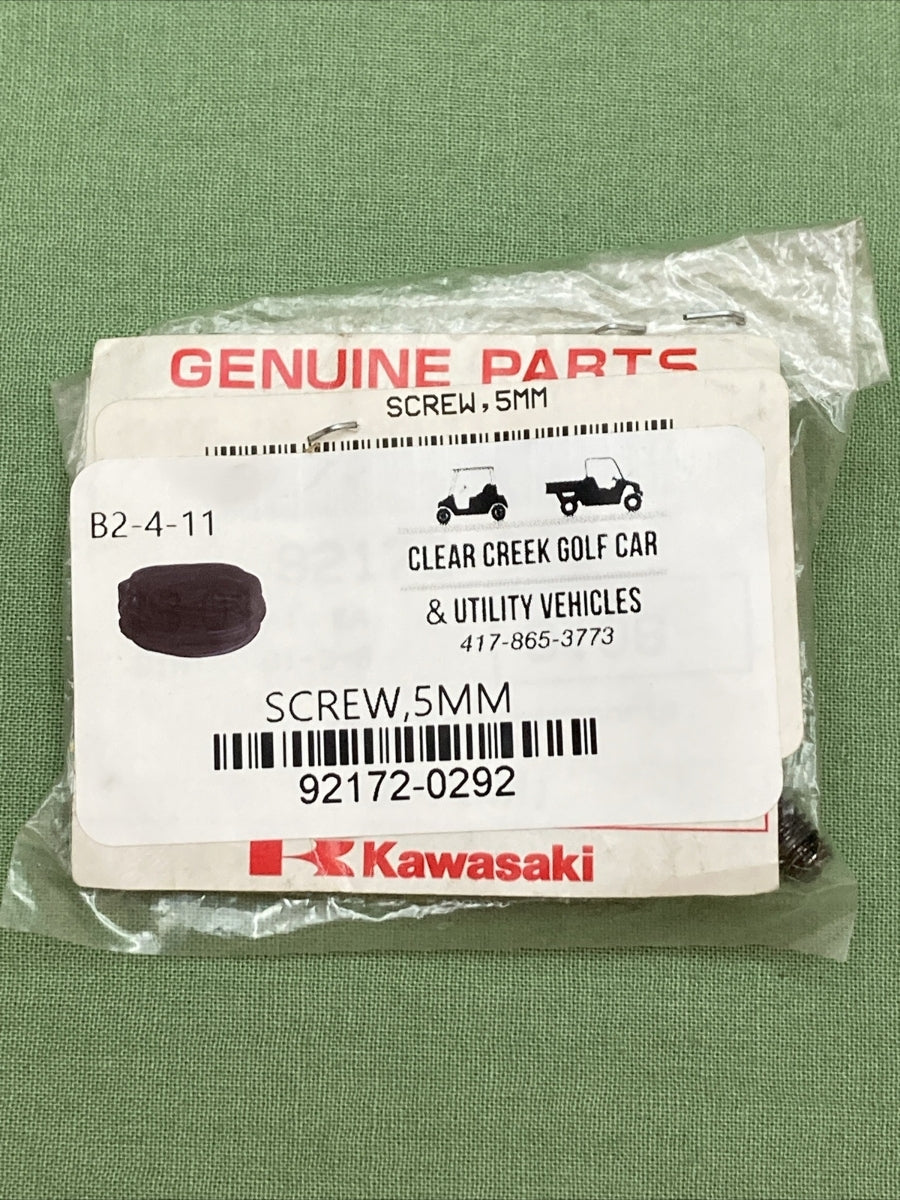 NEW GENUINE KAWASAKI 92172-0292 Screw, 5MM