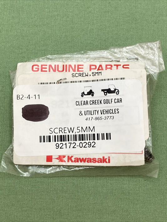 NEW GENUINE KAWASAKI 92172-0292 Screw, 5MM
