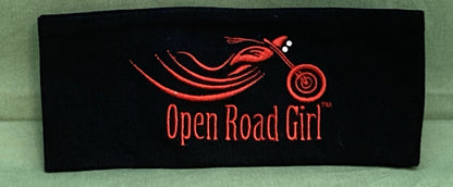 NEW OPEN ROAD GIRL MH1094-RD TIE-BACK STRETCHY EMBROIDERED BANDANA