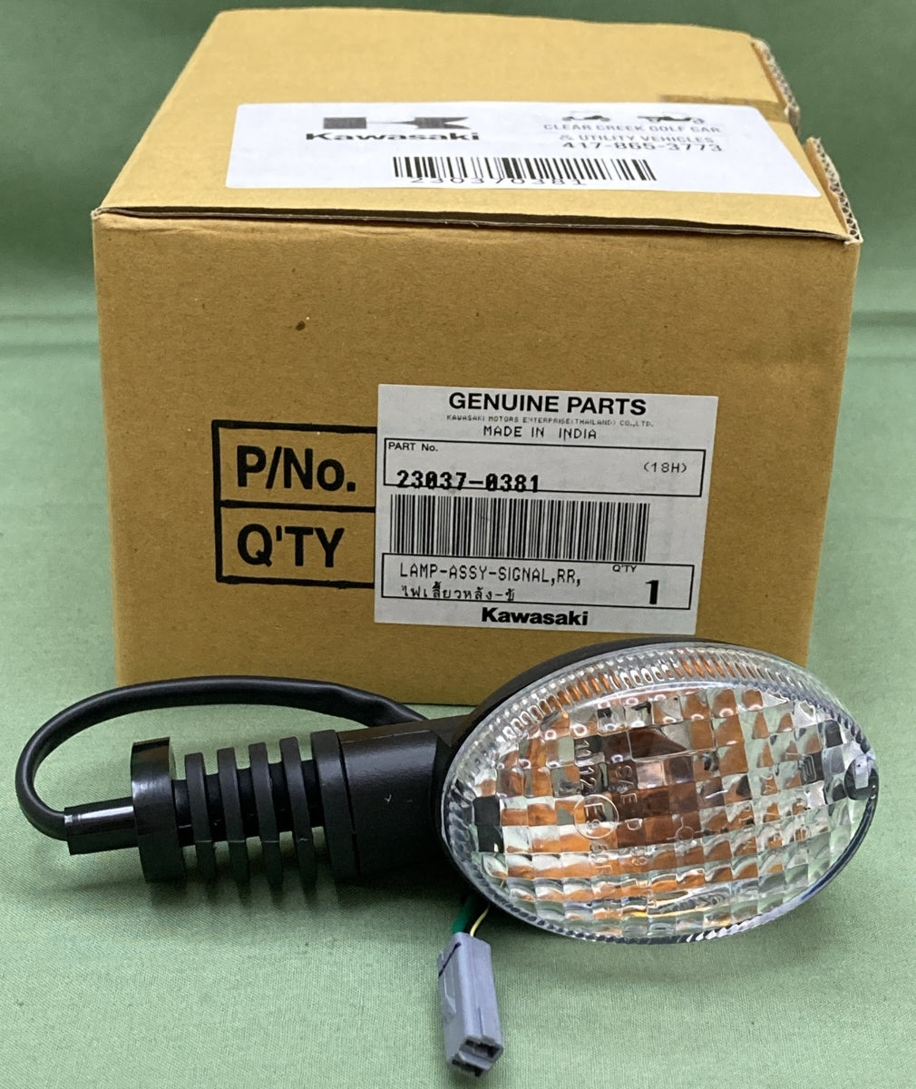 NEW GENIUNE KAWASAKI 23037-0381 Lamp Assembly, Signal, Rr, Rh