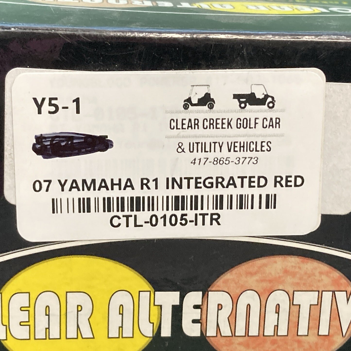 NEW CLEAR ALTERNATIVES CTL-0105-IT-R INTEGRATED TAILLIGHT