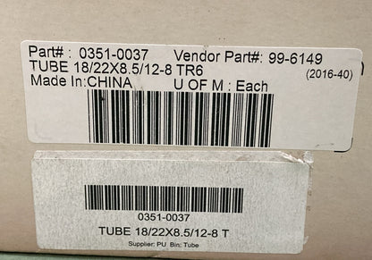 NEW GENIUNE MOOSE UTILITY 0351-0037 8" Heavy Duty TR-6 ATV Tube 18/22X8.5/12-8