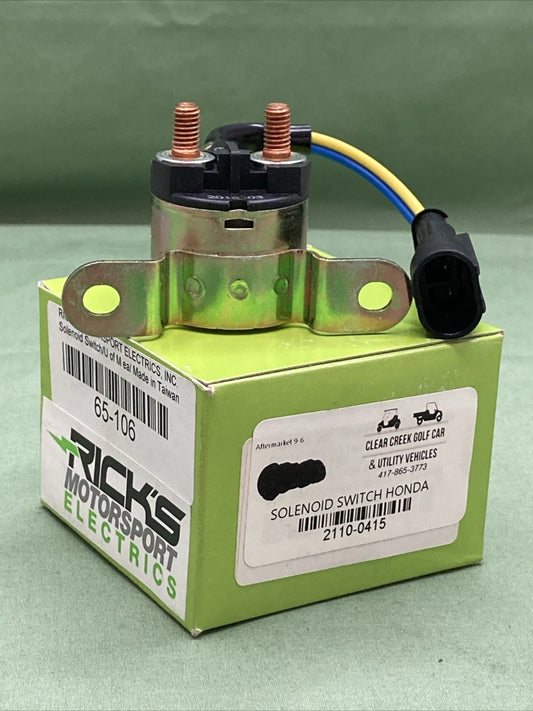 NEW GENIUNE RICKS MOTORSPORTS 2110-0415 SOLENOID SWITCH HONDA