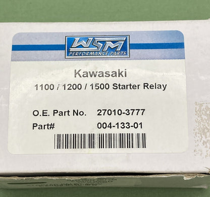NEW WSM 004-133-01 Starter Relay Replaces Kawasaki 27010-3777