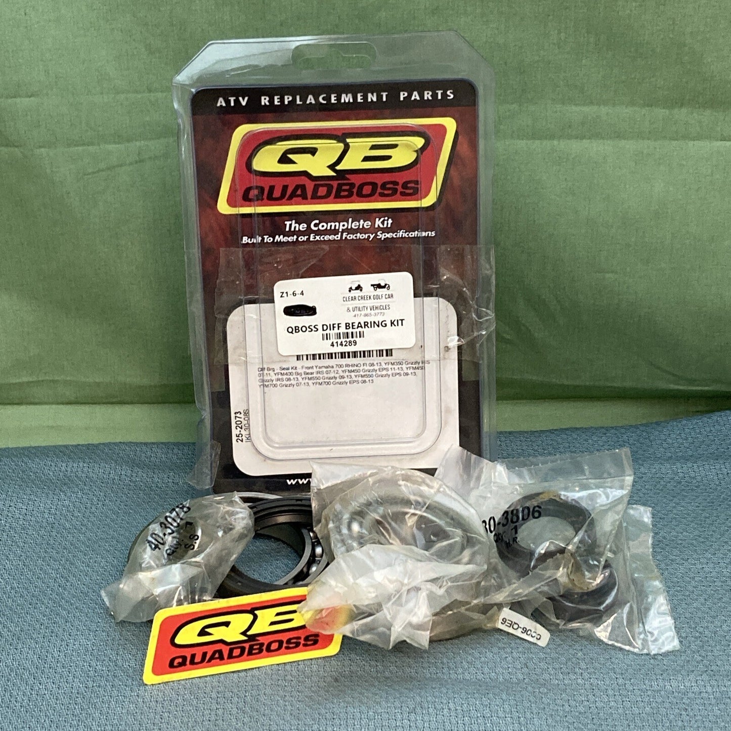 NEW QUADBOSS 414289 DIFFERENTIAL BEARING KIT