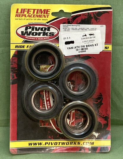 NEW PIVOT WORKS 416860 FRONT WHEEL BEARING KIT