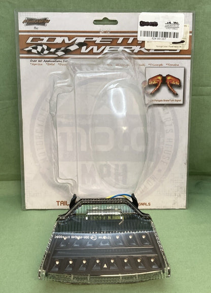 NEW COMPETITION WERKES 624-0513ST Integrated Taillights STEALTH
