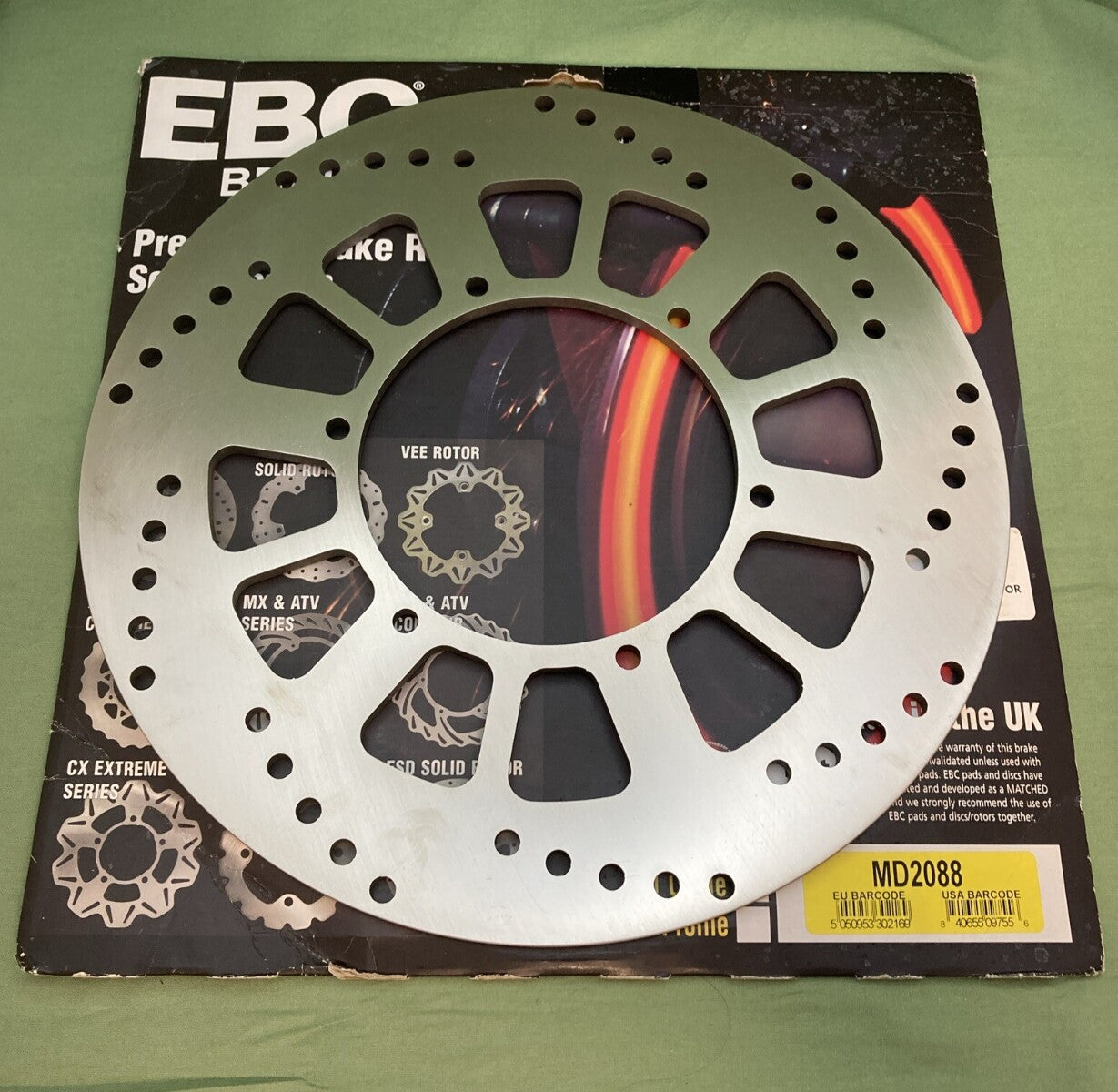 NEW EBC BRAKES MD2088 REAR STANDARD BRAKE ROTOR