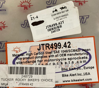 NEW JT SPROCKETS 248729 530 Rear Sprocket