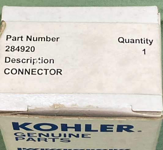 NEW GENUINE KOHLER 284920 CONNECTOR, 12-POSITION
