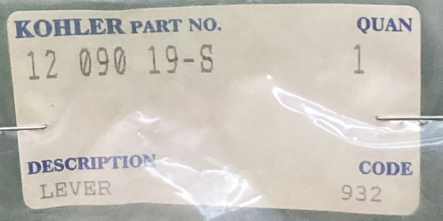 NEW GENUINE KOHLER 12 090 19 GOVERNOR LEVER