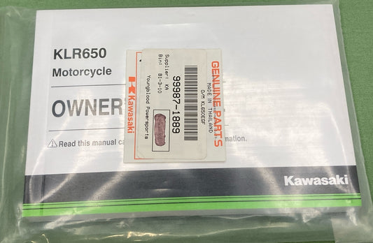 NEW GENUINE KAWASAKI 99987-1889 O/M KL650EGF