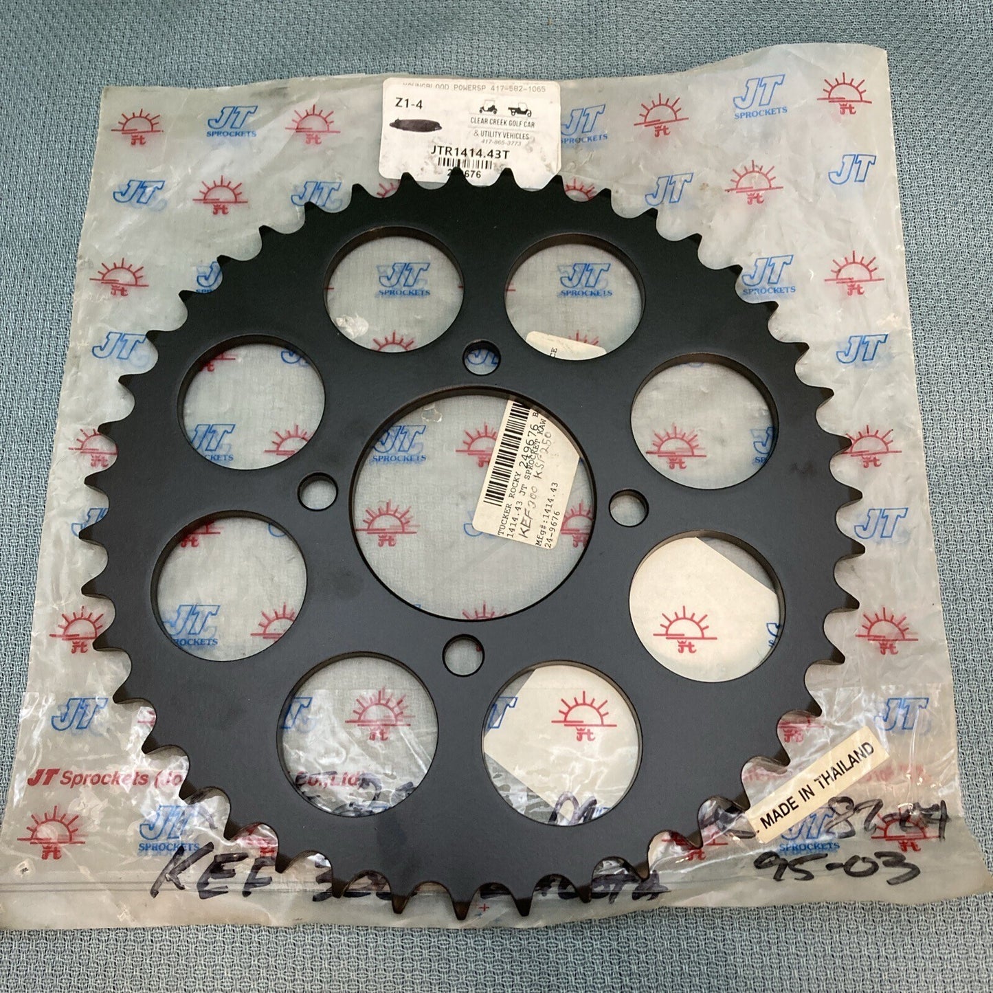 NEW JT SPROCKETS JTR1414.43T Rear Sprocket