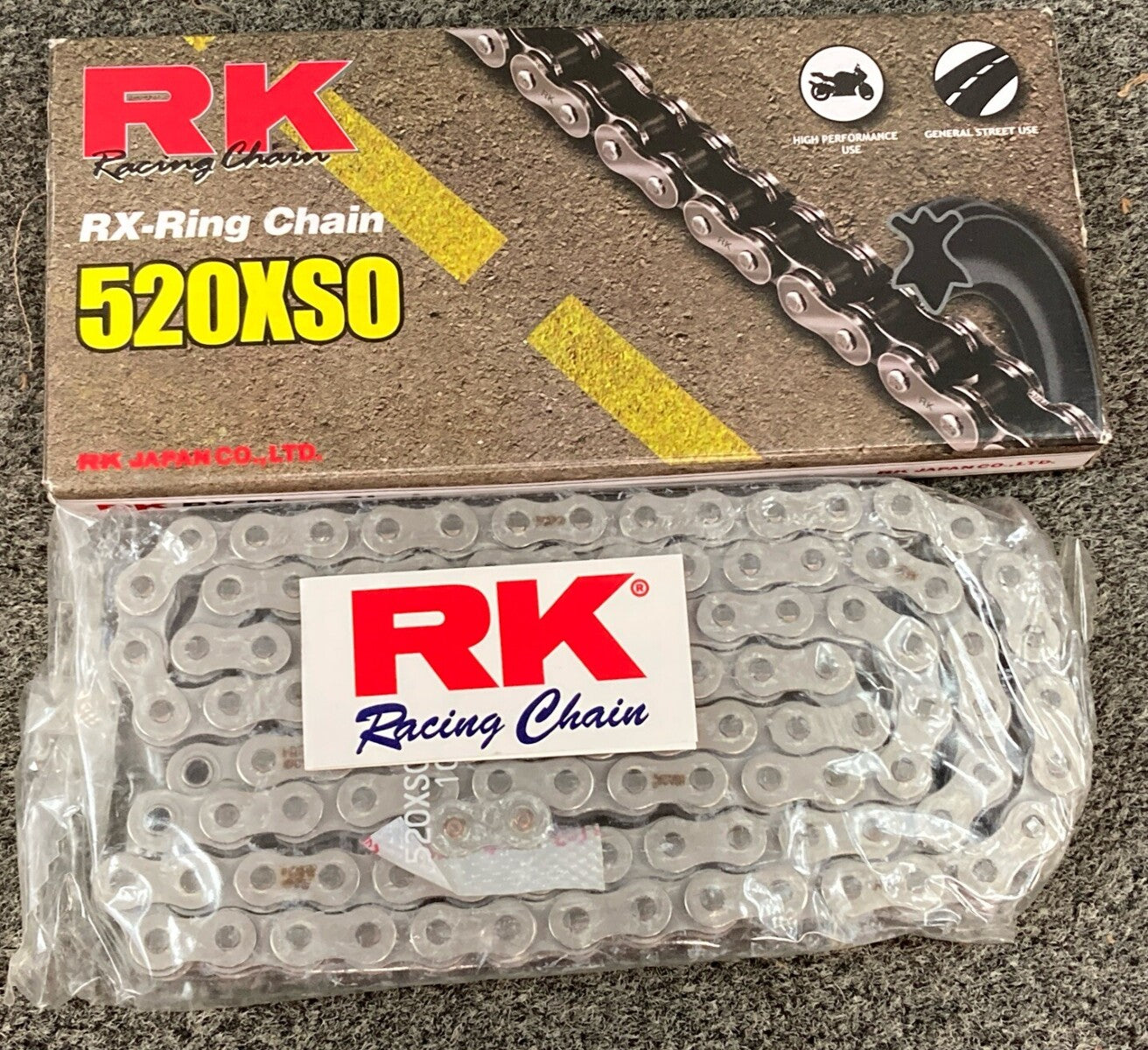 NEW RK 2068-989S QA MOTORCYCLE CHAIN AND SPROCKET KIT