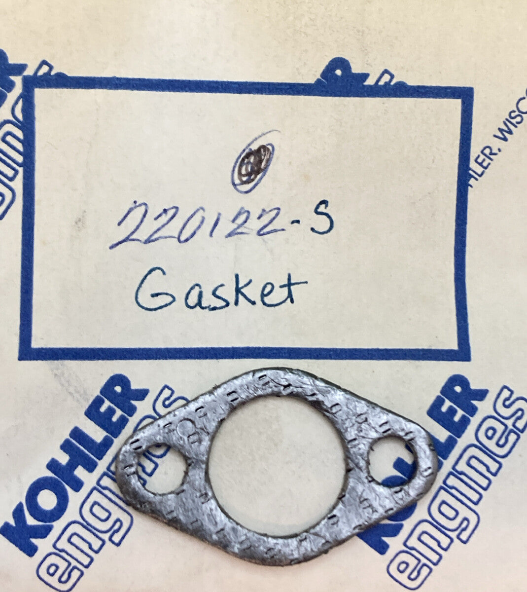 NEW GENUINE KOHLER 220122-S GASKET