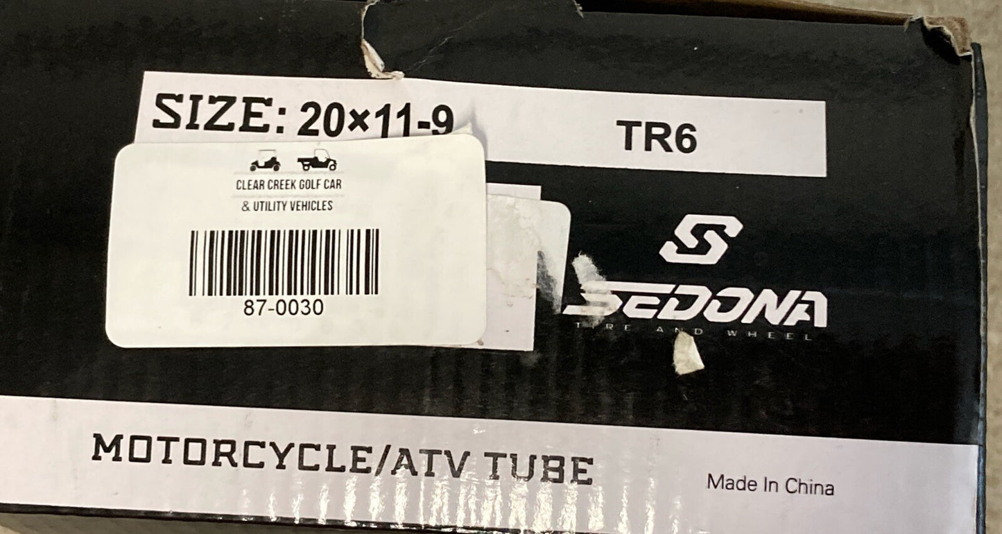 NEW SEDONA 87-0030 ATV TUBE 20X11-9 TR6