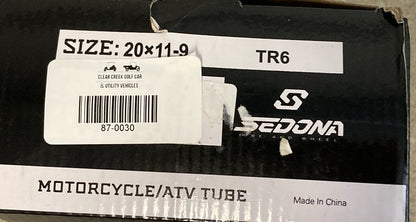 NEW SEDONA 87-0030 ATV TUBE 20X11-9 TR6